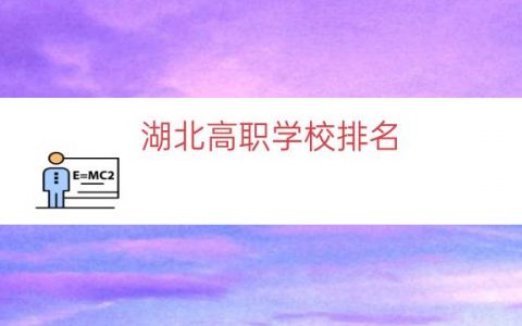湖北高职学校排名（湖北较好的高职学校）