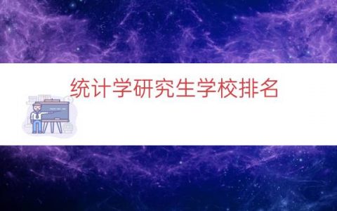 统计学研究生学校排名（统计学考研难度排名）