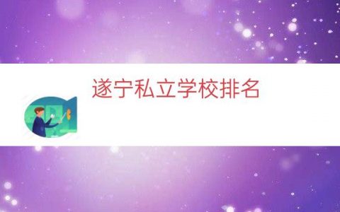 遂宁私立学校排名（遂宁公办小学排名）