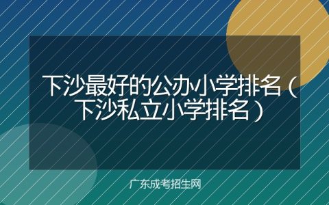 下沙最好的公办小学排名（下沙私立小学排名）